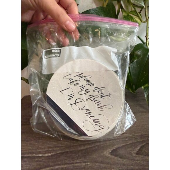 Please don’t take my drink. I’m dancing coasters. - Picture 1 of 6